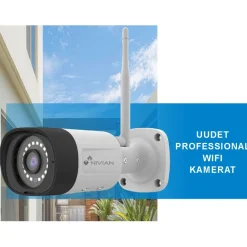 Clearance Valvontakamerapaketti Nivian Professional, 3MP, 8 kameraa, 16 kanavaa, 2Tb Valvontakamerat|Hälytysjärjestelmät