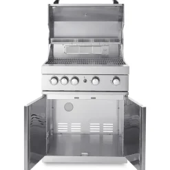 Vapaasti seisova kaasugrilli 4 poltinta ja infrapunalämmitin Stainless Collection*Myoutdoorkitchen Sale