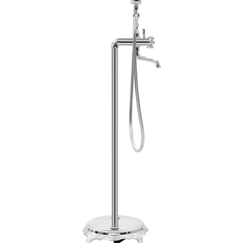 Vapaasti seisova kylpyammeen hana ruostumaton teräs 99,5 cm*FinePRICE Discount