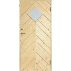 Varaston ovi 10° kalanruotopaneeli vasen 80x190cm 2-lasi*JABO Clearance