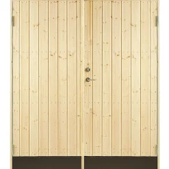 Varaston ovi 10° suora paneeli 150x190cm sis. 2kpl ovisalvat*JABO Outlet