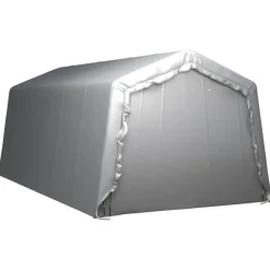 Hot Varastoteltta 300x600 cm teräs harmaa (79588) Pressutallit