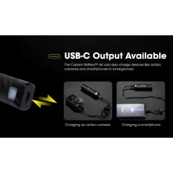 Clearance Varavirtalähde Carbon Battery 6K 6000mAh USB-C Aggregaatit