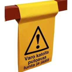 Varoituslippu kiinteistöpuomiin Kyltit Ja Varoitustarrat