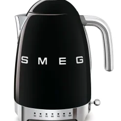 Vedenkeitin KLF04 lämpötilansäädöllä musta*Smeg