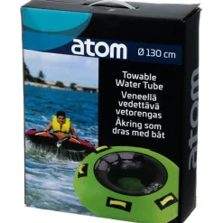 Veneellä vedettävä vetorengas 130cm vihreä*Atom Best