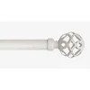 Verhotanko Smilla Ø25/28 mm 130-240 cm valkoinen*Hasta