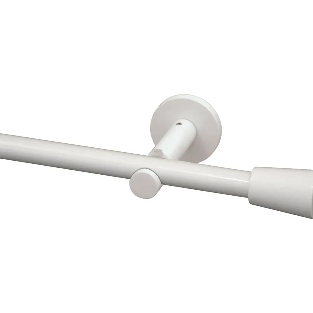New Verhotanko Tivoli Ø13mm 120-210cm valkoinen Verhot|Verhotangot Ja Verhotarvikkeet
