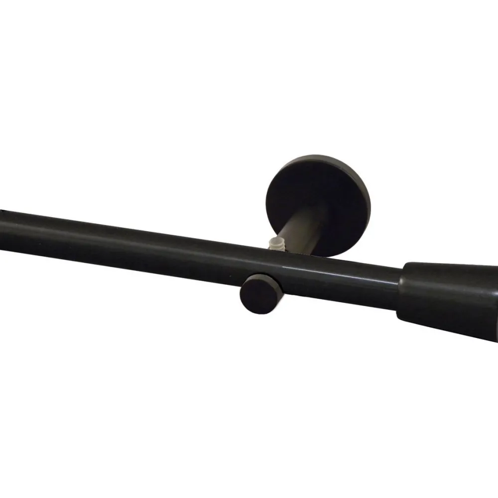 Sale Verhotanko Tivoli Ø13mm 120-210cm musta Verhot|Verhotangot Ja Verhotarvikkeet