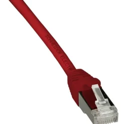 Verkkokaapeli Actassi CAT6a S/FTP, 1.0m, punainen*Schneider Electric Outlet