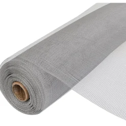 Clearance Verkkosuoja alumiini 100x500cm hopea Eläinverkot