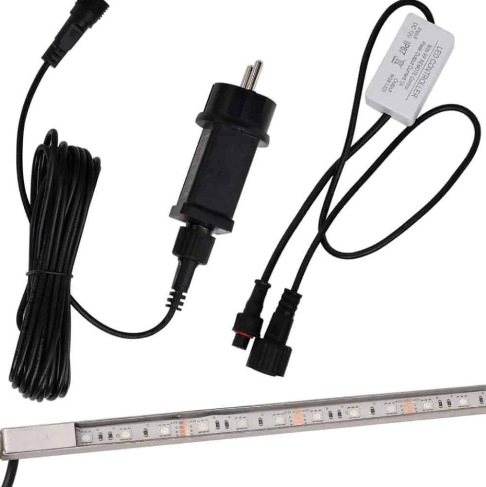 Vesiputous RGB LED-valoilla ruostumaton teräs eri kokoja*FinePRICE Clearance
