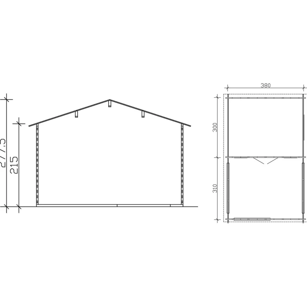 Discount Vierasmaja Holmestrand 11,4 + 11,8 m² Kesämökit