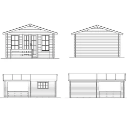 Discount Vierasmaja Holmestrand 11,4 + 11,8 m² Kesämökit