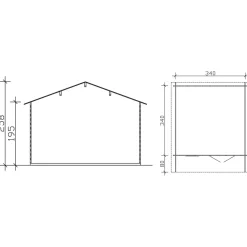 Vierasmaja Malaga 1 10,2m²*Skan Holz Online