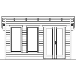 Vierasmaja Ostende 3 12m²*Skan Holz Sale