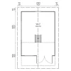 Vierasmaja Bunkie Hudson, 9.2 + 4.8m², makuuparvella*Tene Online