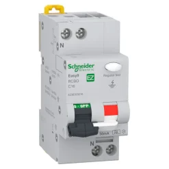 Clearance Vikavirtajohdonsuojakatkaisija Easy9 RCBO 2C16 30 mA Vikavirtasuojat