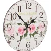 Vintagetyylinen seinäkello kukka 30 cm*FinePRICE Best