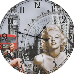 Vintagetyylinen seinäkello marilyn monroe 60 cm*FinePRICE Discount