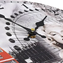 Vintagetyylinen seinäkello marilyn monroe 30 cm*FinePRICE Discount