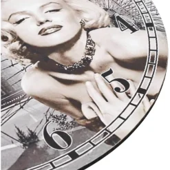 Vintagetyylinen seinäkello marilyn monroe 30 cm*FinePRICE Discount