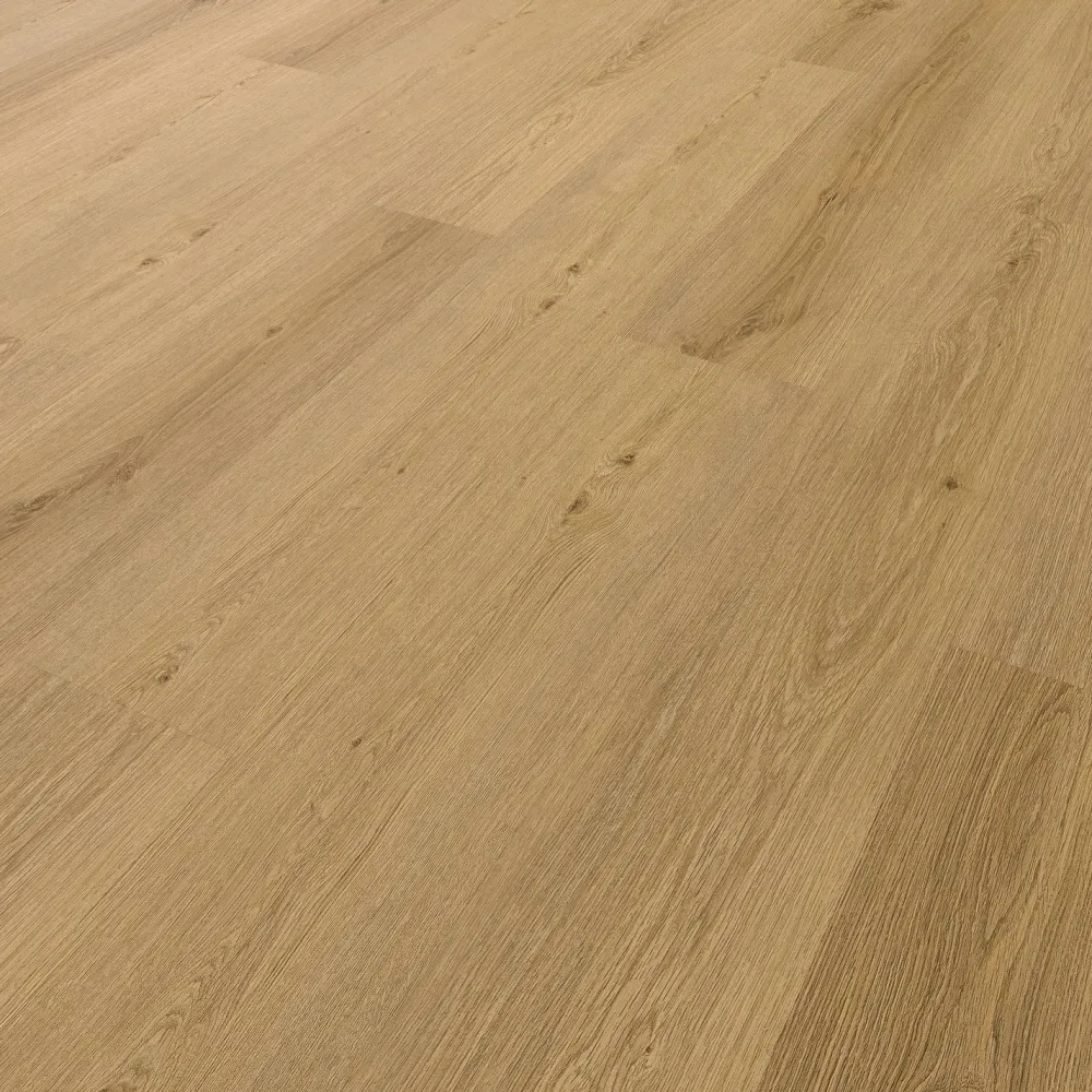 Vinyylilankku Oak Brona, integroitu alusmateriaali*Aura Floors