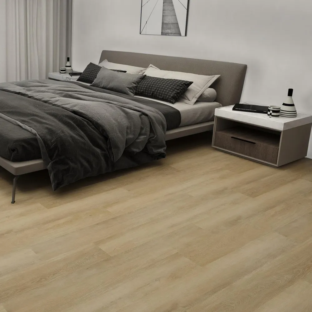 Sale Vinyylilankku Check One Premium 2074 Prenzlau Oak, vaaleanruskea, integroitu askeläänieriste Komposiittilattiat