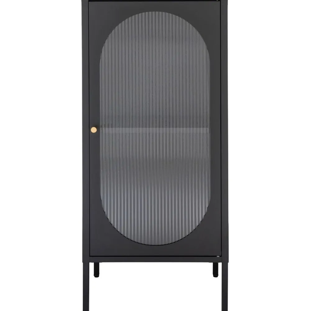 New Vitriini Adelaide, 50x35x110cm, musta Vitriinit