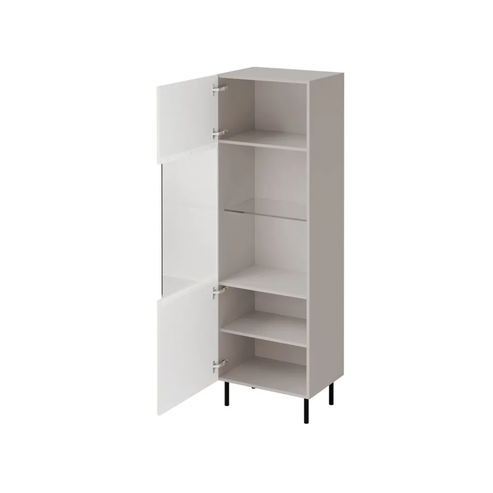Outlet Vitriinikaappi ARUBA, beige (0606) Vitriinit