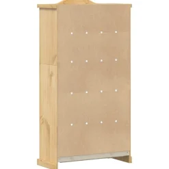 Vitriinikaappi Corona 99x43x187 cm täysi mänty (05682) Vitriinit
