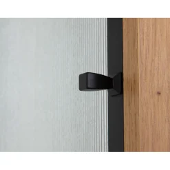Vitriinikaappi 1D3SZ BARTISE, musta/ruskea (7603)*Nomla Outlet