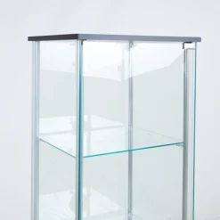 Sale Vitriinikaappi AIKO 60x36xK163 cm, harmaa Vitriinit