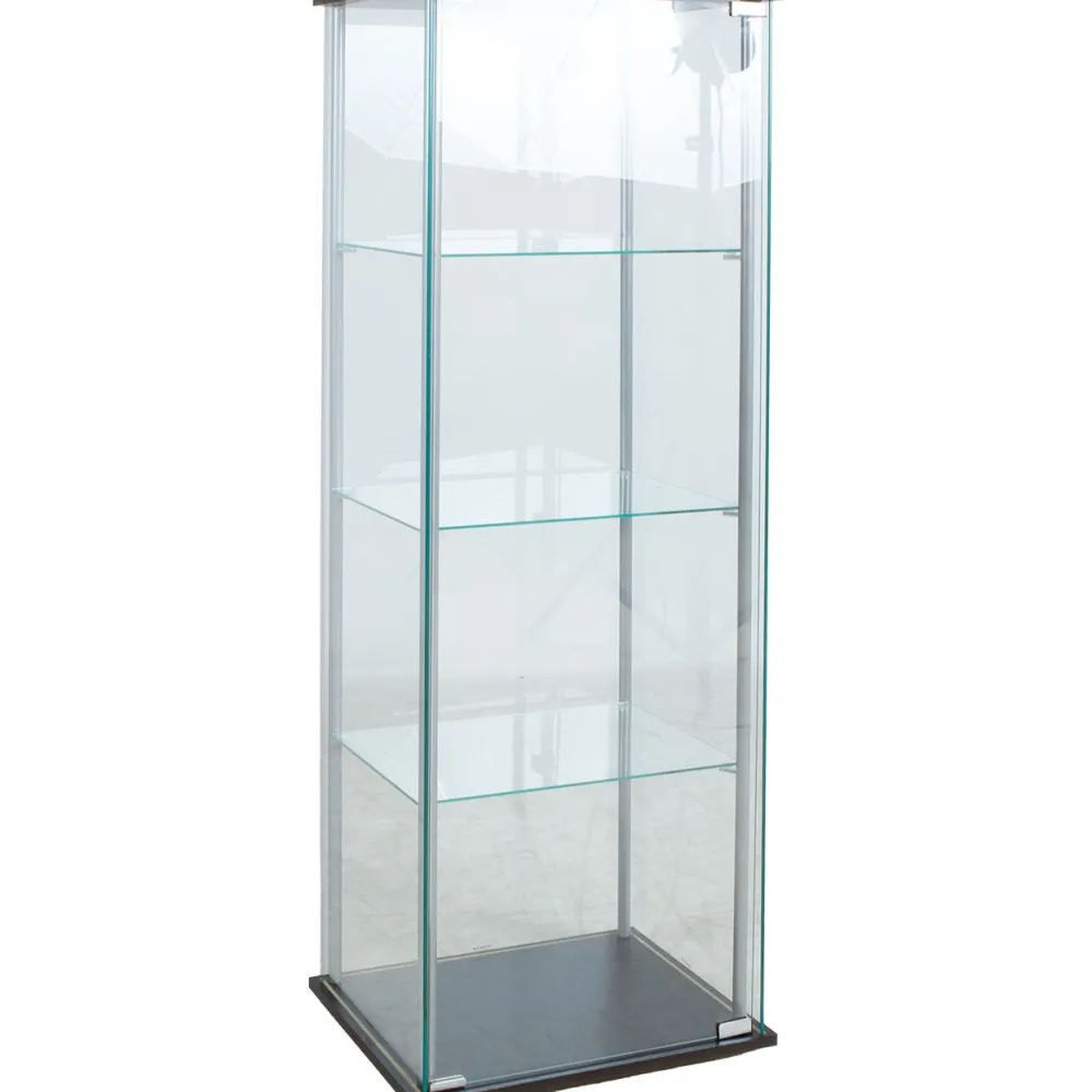 Sale Vitriinikaappi AIKO 60x36xK163 cm, harmaa Vitriinit
