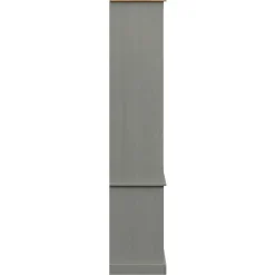 Online Vitriinikaappi VIGO harmaa 85x35x170 cm täysi mänty (53195) Vitriinit