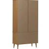 Vitriini MOLDE ruskea 90x35x175 cm täysi mänty (13413)*FinePRICE New
