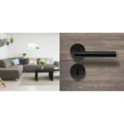 Clearance Väliovenpainike Sparpack B236BNS musta Painikkeet, Lukot, Helat|Pienrauta