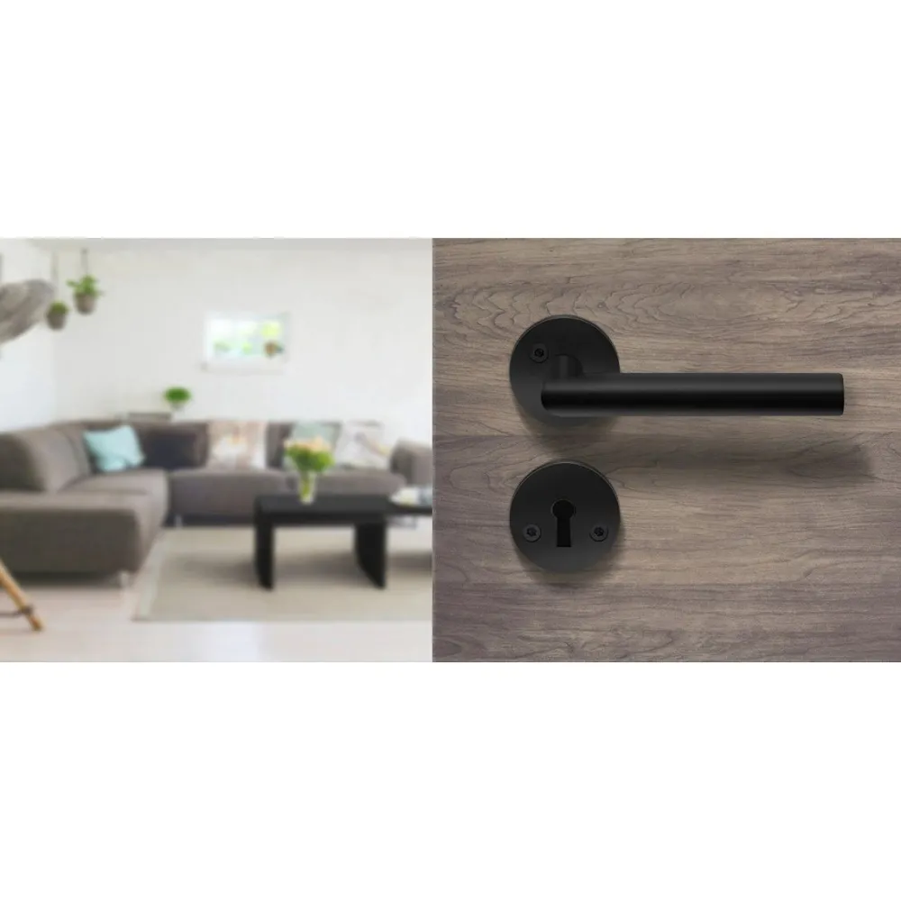 Clearance Väliovenpainike Sparpack B236BNS musta Painikkeet, Lukot, Helat|Pienrauta