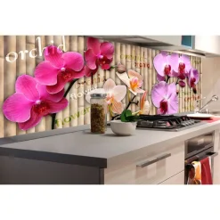 Hot Välitilatarra Dimex Orchid 180-350x60cm Keittiötasot Ja Välitilat|Sisustusmuovit