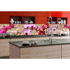 Hot Välitilatarra Dimex Orchid 180-350x60cm Keittiötasot Ja Välitilat|Sisustusmuovit