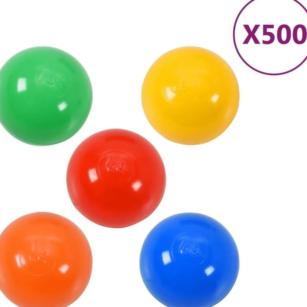 Sale Värikkäät leikkipallot vauvan pallomereen 500 kpl eri värejä Lelut