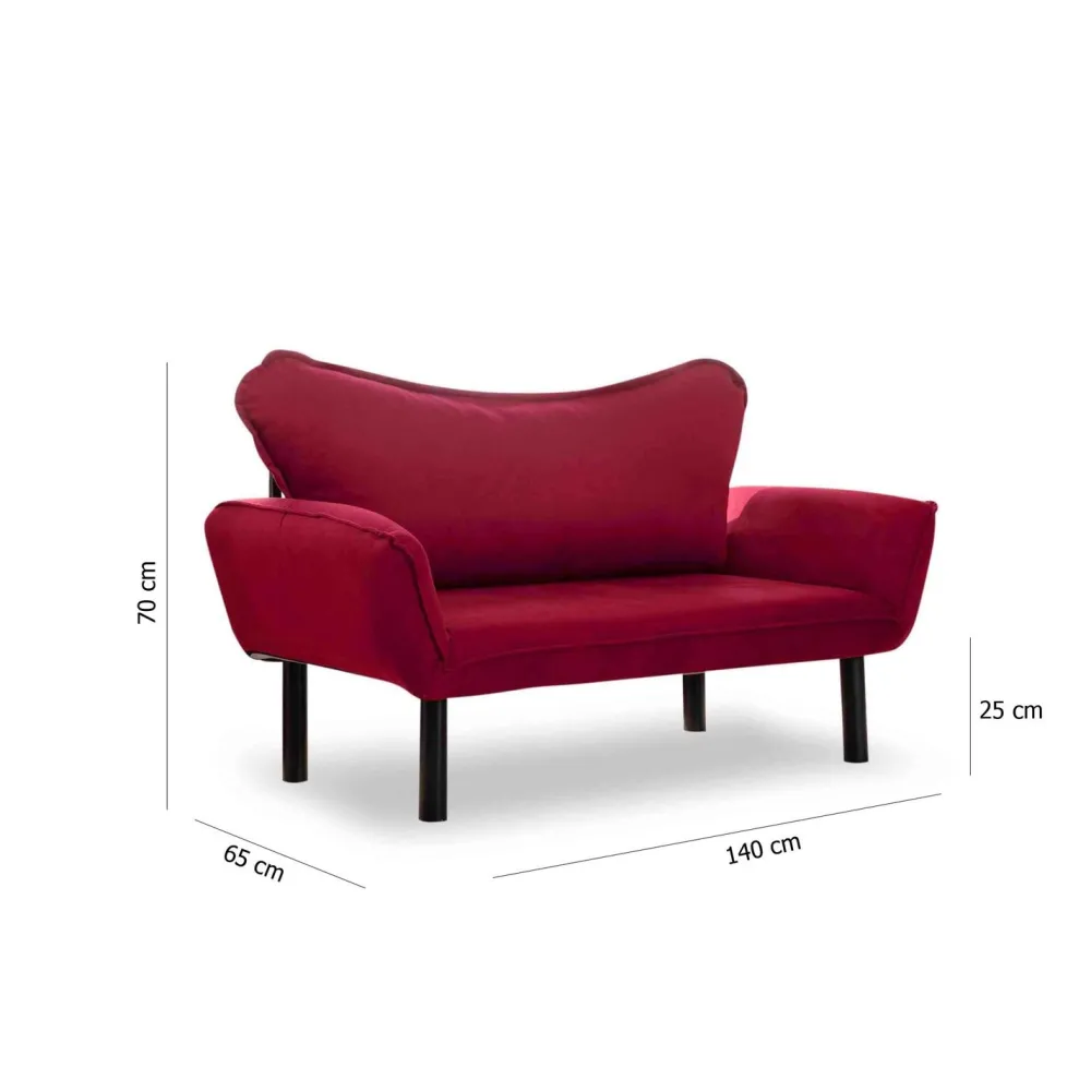Vuodesohva Chatto, 2-istuttava, eri värejä*Linento Furniture Best