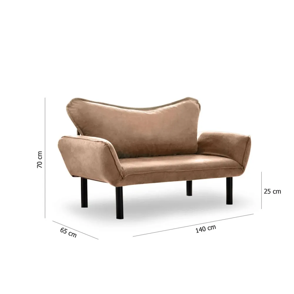 Vuodesohva Chatto, 2-istuttava, eri värejä*Linento Furniture Best