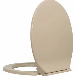 WC-istuimen kansi pehmeästi sulkeutuva beige soikea*FinePRICE Discount