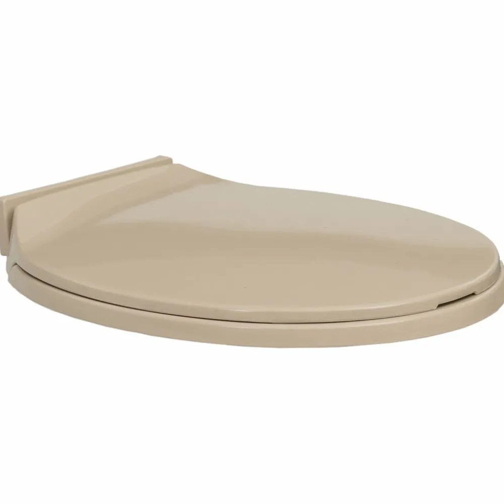 WC-istuimen kansi pehmeästi sulkeutuva beige soikea*FinePRICE Discount