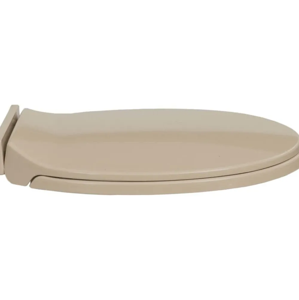 WC-istuimen kansi pehmeästi sulkeutuva beige soikea*FinePRICE Discount