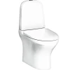 WC-istuin Estetic 8300 piilo S/P-lukko, Hygienic Flush, C+, valkoinen Wc-Istuimet, Viemäröinti Lattiaan (S-Lukko)|Wc-Istuimet Ilman Huuhtelukaulusta
