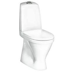 New WC-istuin Nautic 1546, korkea malli, S-lukko, valkoinen Wc-Istuimet, Viemäröinti Lattiaan (S-Lukko)|Korkeat Wc-Istuimet