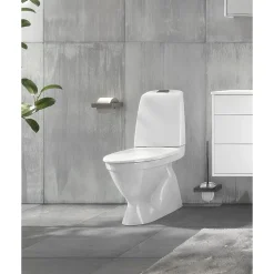 Discount WC-istuin Nautic 1500 Hygienic Flush kaksoishuuhtelu kanneton piilo S-Lukko Wc-Istuimet, Viemäröinti Lattiaan (S-Lukko)|Wc-Istuimet Ilman Huuhtelukaulusta