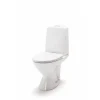Best WC-istuin Glow 63 kanneton kiinnitysrei'illä 2-huuhtelu poistoputki vasemmalle Wc-Istuimet, Viemäröinti Lattiaan (S-Lukko)|Wc-Istuimet Ilman Huuhtelukaulusta